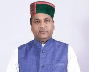 जयराम ठाकुर को देश का बेस्ट परफार्मिंग मुख्यमंत्री घोषित होने पर दी बधाई 