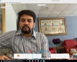 केन्दीय मन्त्री अनुराग ठाकुर भाजपा मण्डल झंडूता की वर्चुअल रैली को किया सम्बोधित