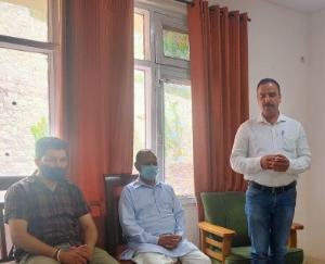 भजपा युवा मोर्चा कसौली मंडल के नवन्युक्त पदाधिकारियों की परिचय बैठक आयोजित