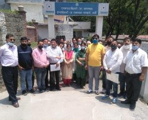 स्वास्थ्य विभाग घोटाले की वर्तमान न्यायाधीश से निष्पक्ष जाँच करवाने के लिए भेजा ज्ञापन