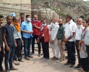 विधायक जीत राम कटवाल ने बबखाल पुल के निर्माण कार्यों का किया निरीक्षण  