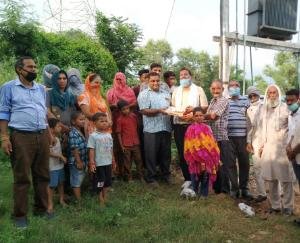 पूर्व विधायक केएल ठाकुर ने किया बिजली के ट्रांसफार्म का शुभारंभ 