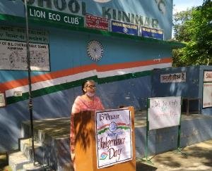 बीएल स्कूल कुनिहार में ऑनलाइन माध्यम से मनाया स्वतंत्रता दिवस 
