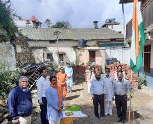 स्वतंत्रता दिवस पर भारत माता पूजन कार्यक्रम किया आयोजित 