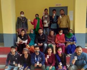 Pledge administered to people to exercise franchise