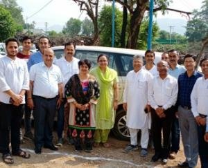 विधायक सुभाष ठाकुर ने एम्स का निर्माण कार्य शीघ्र पूरा करने के दिए निर्देश