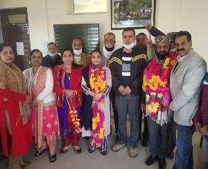 नगर पंचायत रिवालसर के नवनिर्वाचित प्रधान व् उप्रधान ने ली शपत