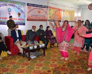 Solan: District level program organized on International Women's Day