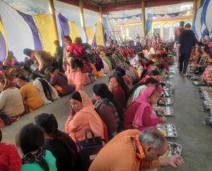 Kunihar: huge bhandara organized in Shiva Tandava cave