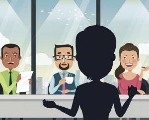 job interview on March 24