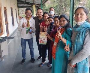 BJP candidate of Ward 4, Swati