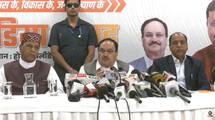 गलत धारणा बनाई जा रही है कि केंद्र से हिमाचल को मदद नहीं मिल रही : नड्डा